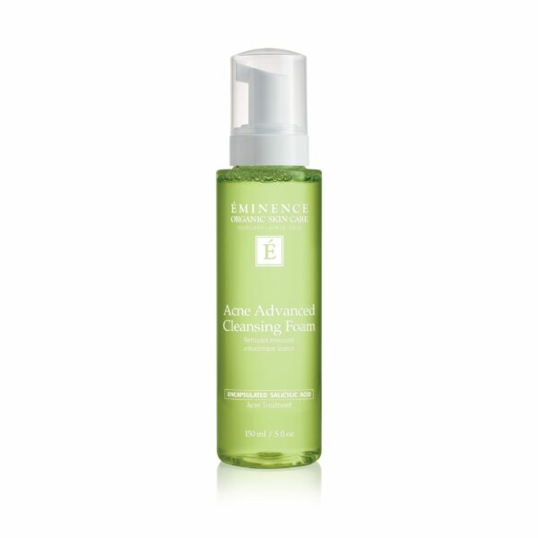 Eminence Organics Acne Advanced Cleansing Foam apricot - almond cleanser.