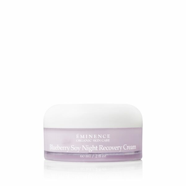 Eminence Organics Blueberry Soy Night Recovery Cream.