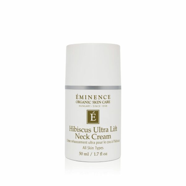 Eminence Organics Hibiscus Ultra Lift Neck Cream ultra liquid lip balm.