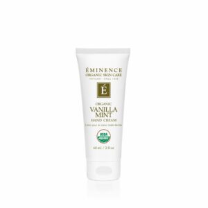 Eminence Organics Vanilla Mint Hand Cream.